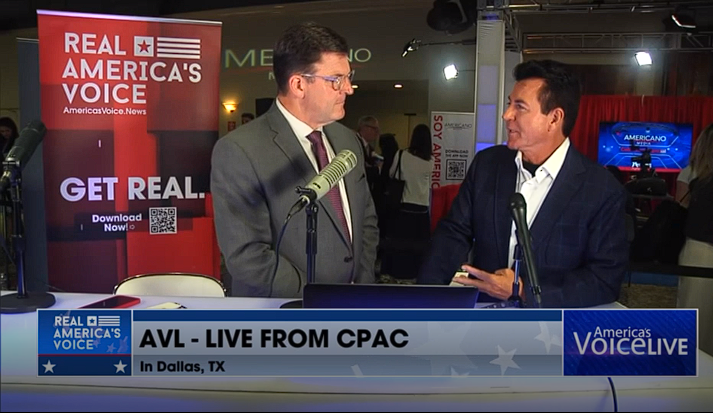 CPAC Interview with Real America’s Voice